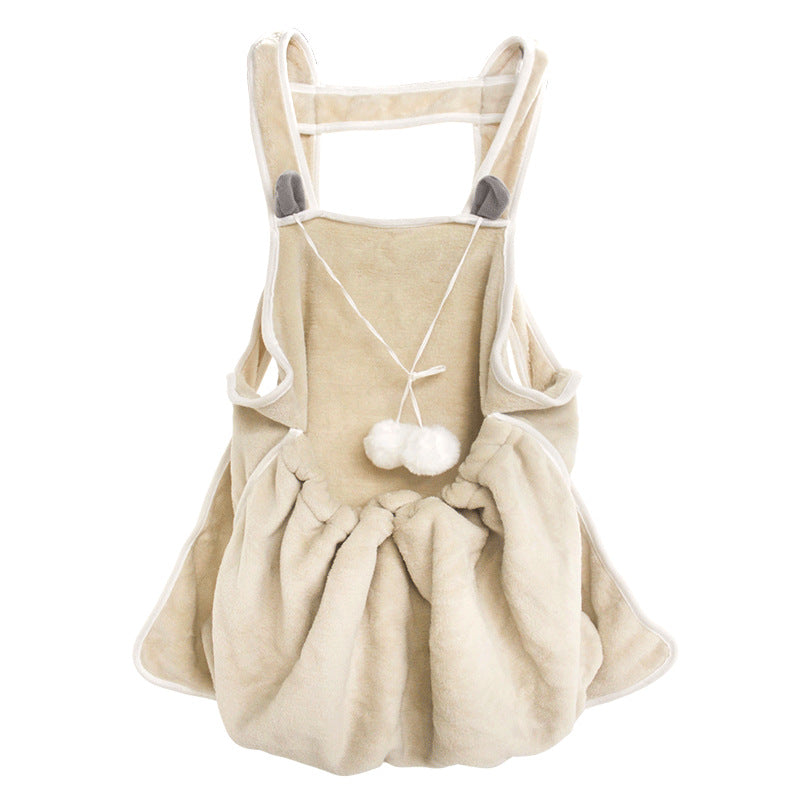 Pets Apron Women Touch the Cat Small Dog Clothes Non-Stick Anti-Grab for Pets