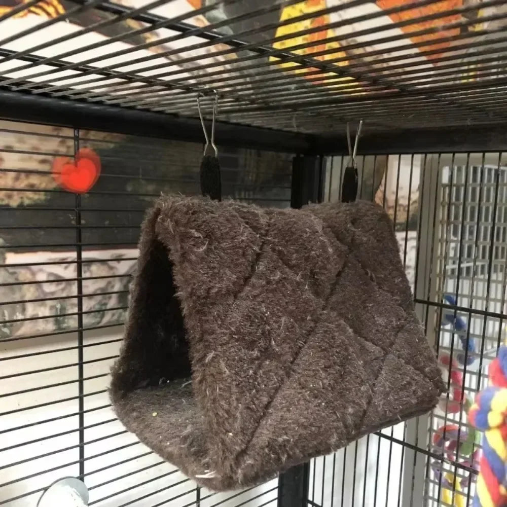  New, Pet Bird & Parrot Cage, Warm Hammock Hut Tent Fashion Bed, Hanging Cave for Sleeping and Hatching Cage 