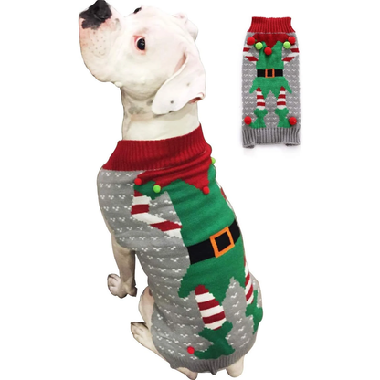 Ugly Christmas Dog Sweaters Pet Dog Winter Knitwear Warm Clothes