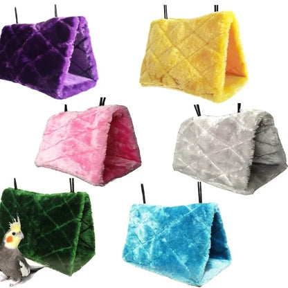  New, Pet Bird & Parrot Cage, Warm Hammock Hut Tent Fashion Bed, Hanging Cave for Sleeping and Hatching Cage 
